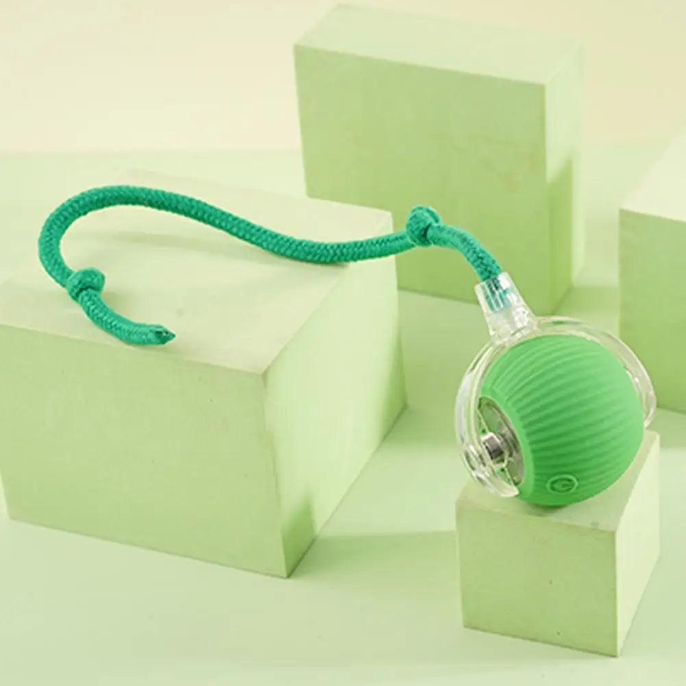 Smart Rolling Cat Toy – Rechargeable & Interactive Mouse Simulation