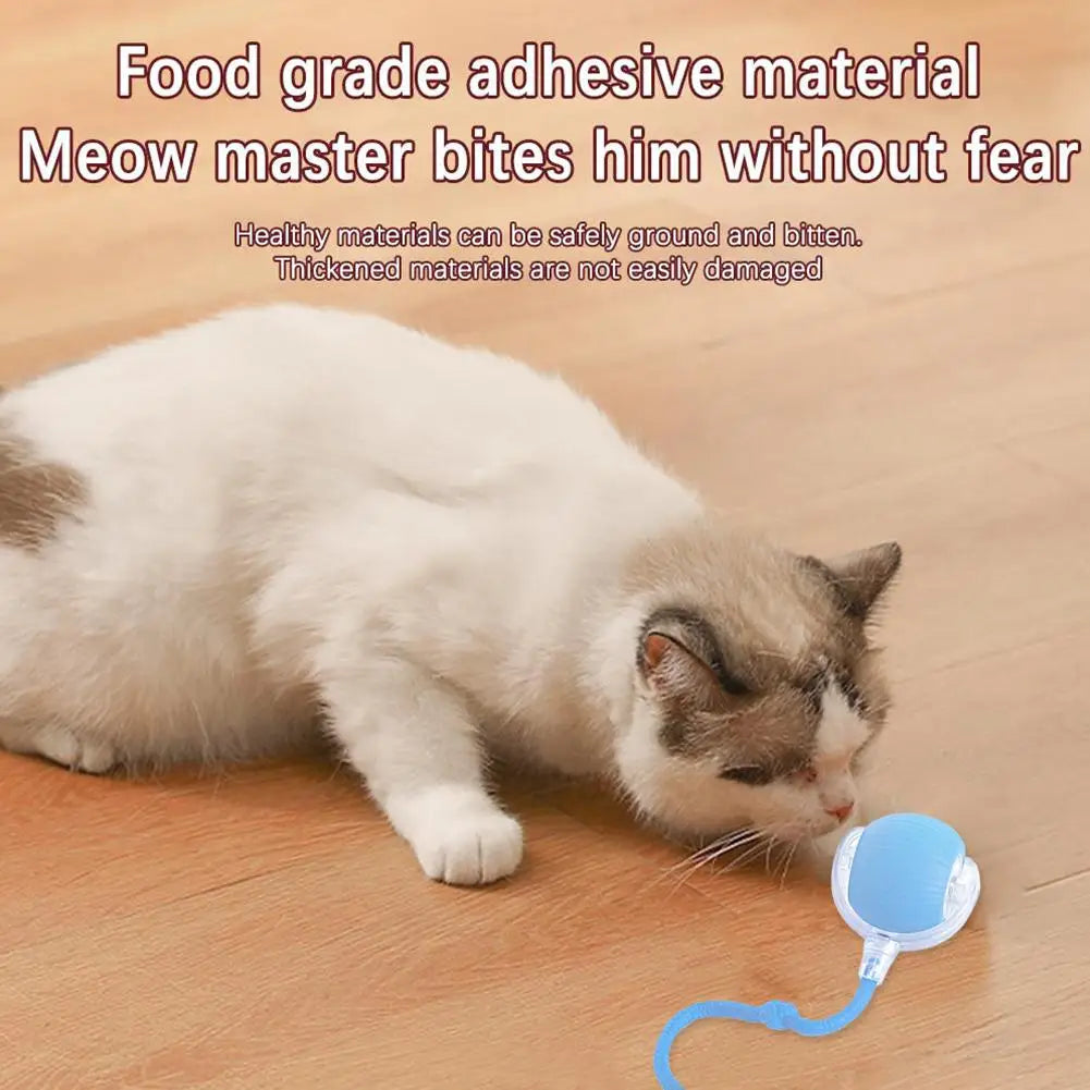 Smart Rolling Cat Toy – Rechargeable & Interactive Mouse Simulation