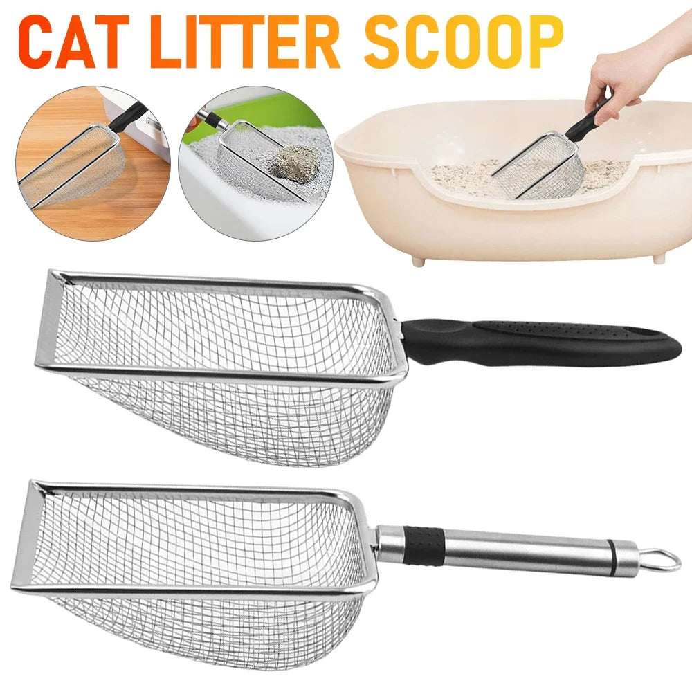 Stainless Steel Cat Litter Scoop
