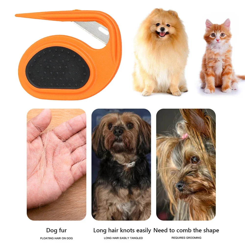 Blade Comb Dematting Brush for Cats & Dogs