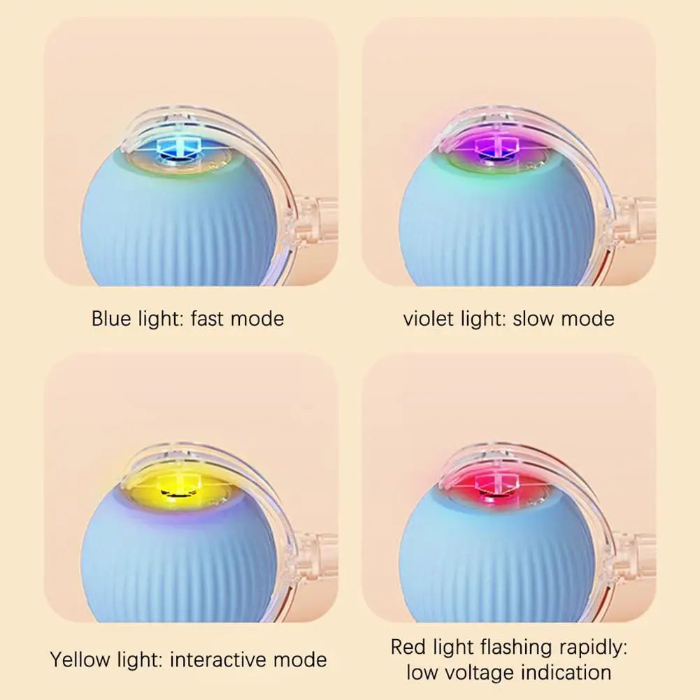 Smart Rolling Cat Toy – Rechargeable & Interactive Mouse Simulation