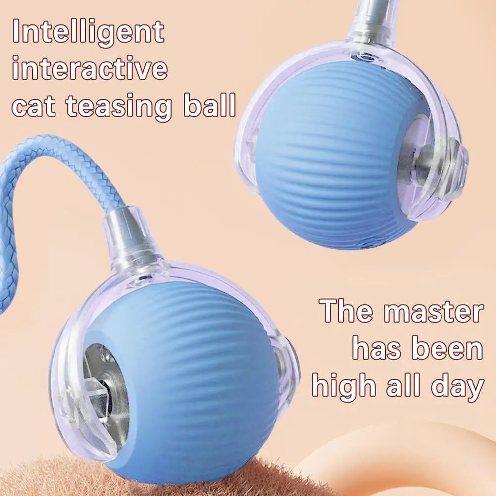 Smart Rolling Cat Toy – Rechargeable & Interactive Mouse Simulation