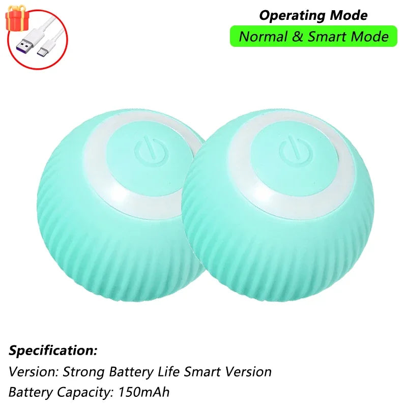Cat Interactive Rolling Ball Toy – Rechargeable with Tail