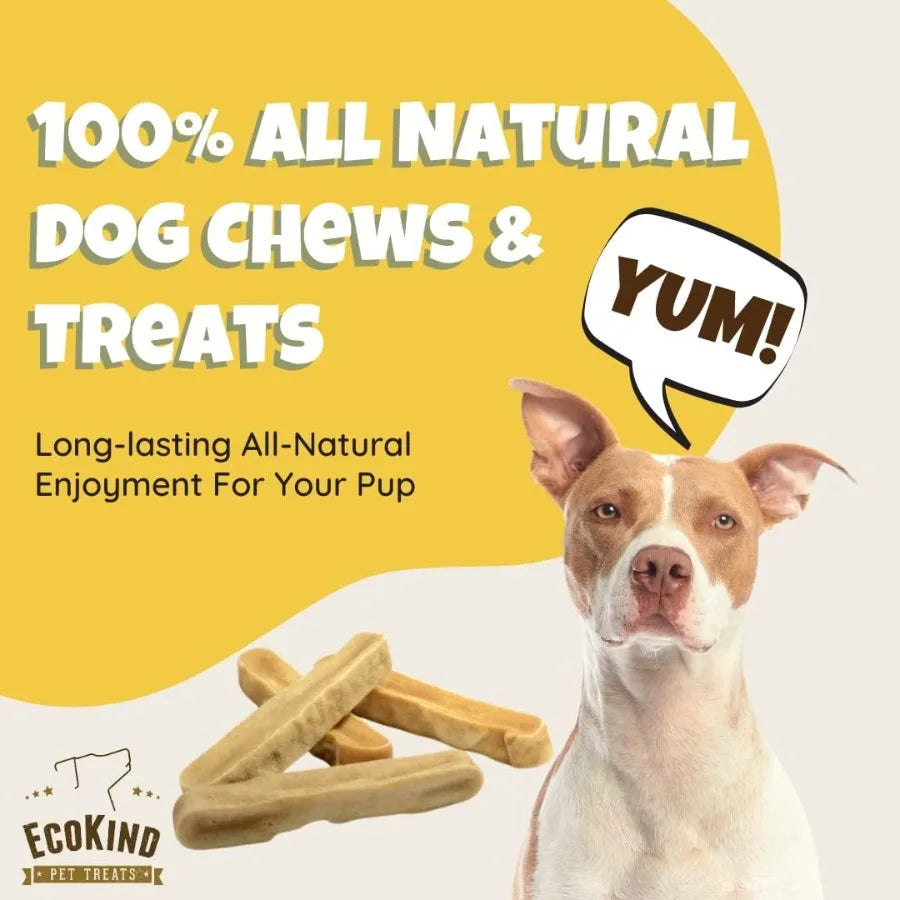 EcoKind Himalayan Yak Cheese Dog Chews – Large Breed