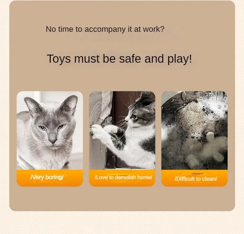Interactive Rolling Cat Ball – Automatic & Rechargeable